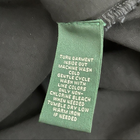 Lauren Ralph Lauren Black Eyelet Textured Tank - Picture 10 of 11